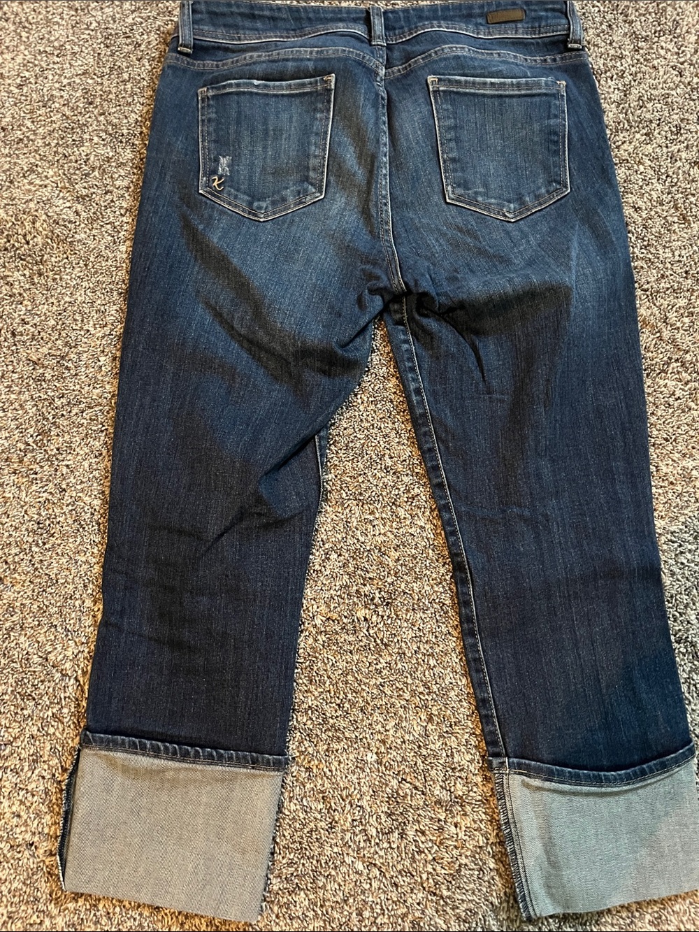 Kut from the Kloth Cropped Cuffed Jeans Capri - Picture 9 of 11